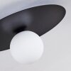 Marahu Ceiling Light black, 1-light source
