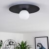 Marahu Ceiling Light black, 1-light source