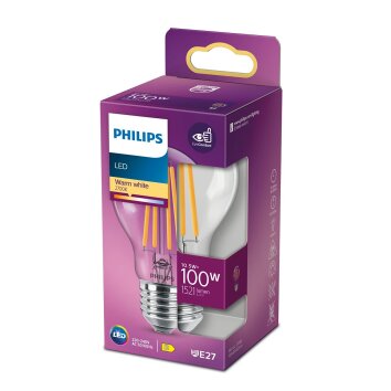 Philips  LED E27 10,5 Watt 2700 Kelvin 1521 Lumen