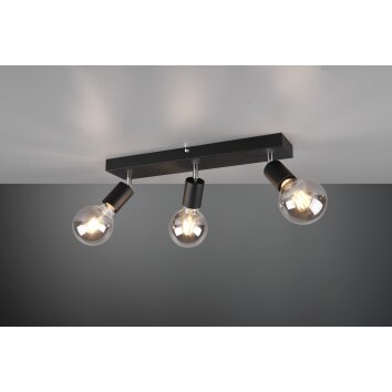 Reality Vannes Spotlight black, 3-light sources