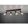 Reality Vannes Spotlight black, 4-light sources