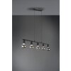 Reality Vannes Pendant Light black, 5-light sources