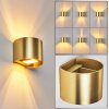 Badajoz Wall Light LED gold, brass, 1-light source