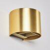 Badajoz Wall Light LED gold, brass, 1-light source
