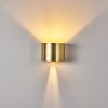 Badajoz Wall Light LED gold, brass, 1-light source