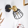 Kesao Wall Light brass, black, 1-light source
