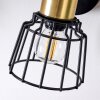 Kesao Wall Light brass, black, 1-light source