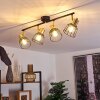Kesao Ceiling Light brass, black, 4-light sources