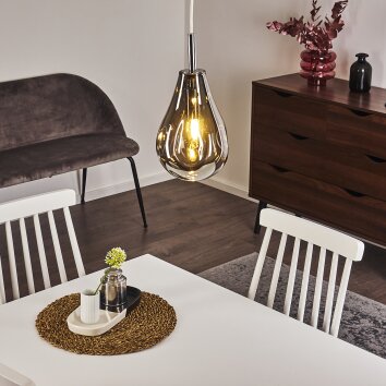 Domma Pendant Light chrome, 1-light source