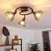 Omba Ceiling Light Dark wood, black, 3-light sources