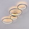 Rodekro Ceiling Light LED matt nickel, 4-light sources