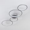 Rodekro Ceiling Light LED matt nickel, 4-light sources