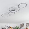 Rodekro Ceiling Light LED matt nickel, 4-light sources