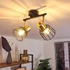 Kesao Ceiling Light brass, black, 2-light sources