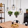 Taheramo Pendant Light Dark wood, black, 3-light sources