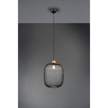 Reality Calimero Pendant Light black, 1-light source