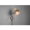 Trio Gaya Wall Light dark brown, matt nickel, 1-light source