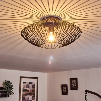Wemude Ceiling Light black-gold, 1-light source