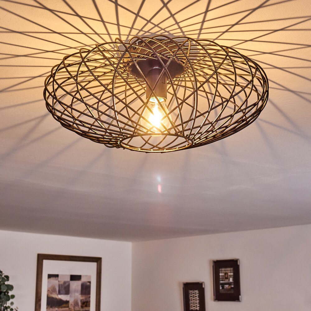 Wemude Ceiling Light blackgold H3016220 illumination.co.uk