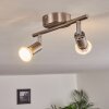 Oula Ceiling Light LED matt nickel, 2-light sources