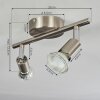 Oula Ceiling Light LED matt nickel, 2-light sources