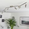Oula Ceiling Light LED matt nickel, 6-light sources