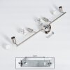 Oula Ceiling Light LED matt nickel, 4-light sources
