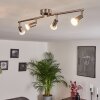 Oula Ceiling Light LED matt nickel, 4-light sources