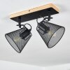 Panaguá Ceiling Light Light wood, black, 2-light sources