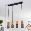 Lenalau Pendant Light black, 4-light sources
