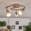 Oula Ceiling Light LED matt nickel, 3-light sources