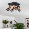 Lenalau Ceiling Light black, 4-light sources