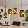 Ventmiglia Pendant Light black, 4-light sources