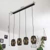 Ventmiglia Pendant Light black, 4-light sources