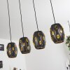 Ventmiglia Pendant Light black, 4-light sources