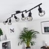 Baripada Ceiling Light black, 6-light sources