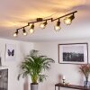 Baripada Ceiling Light black, 6-light sources