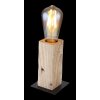 Globo ADALIE Table lamp Light wood, black, 1-light source