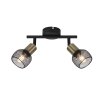 Globo FIASTRA Ceiling Light black, 2-light sources