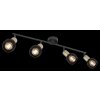 Globo FIASTRA Ceiling Light black, 4-light sources