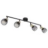 Globo FIASTRA Ceiling Light black, 4-light sources