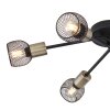 Globo FIASTRA Ceiling Light black, 6-light sources