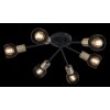 Globo FIASTRA Ceiling Light black, 6-light sources