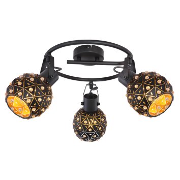 Globo JODIE Spotlight black, 3-light sources