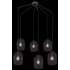 Globo DOPS Pendant Light black, 6-light sources