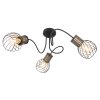 Globo ARGUSTO Ceiling Light black, 3-light sources