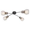 Globo ARGUSTO Ceiling Light black, 4-light sources