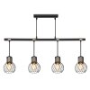 Globo ARGUSTO Pendant Light black, 4-light sources