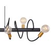 Globo EDDY Pendant Light black, 6-light sources