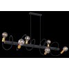 Globo EDDY Pendant Light black, 6-light sources